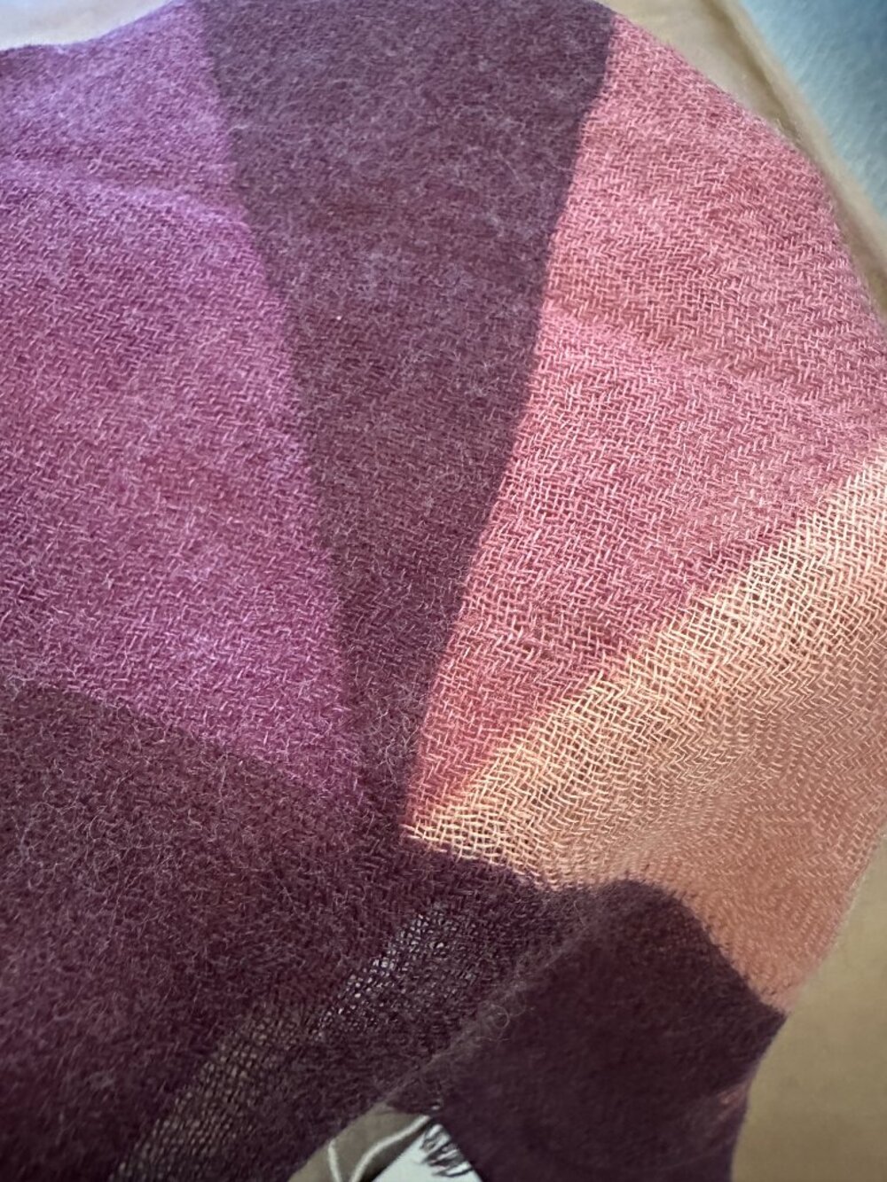 Sézane Utopia Scarf in Aubergine/Purple ~ NWT! - Picture 4 of 9